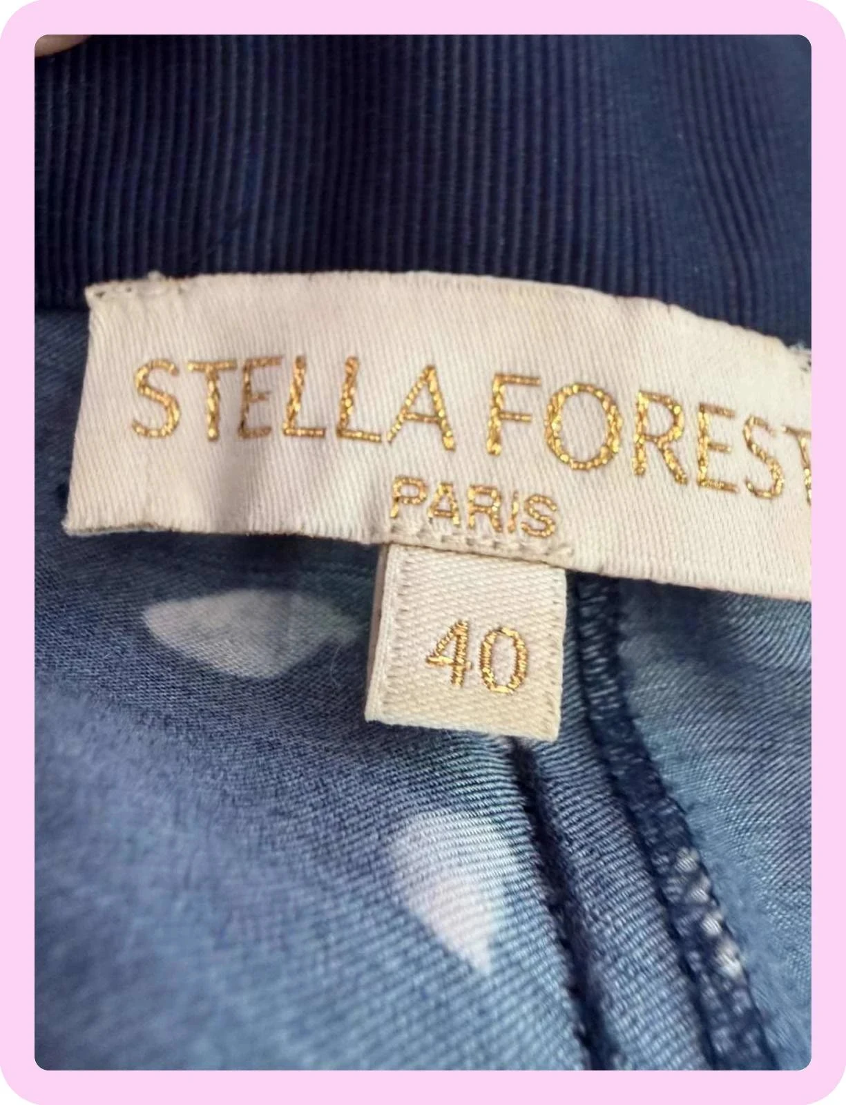 Calça leve de verão Stella Forest, tamanho 40, pequeno defeito leve – photo 5